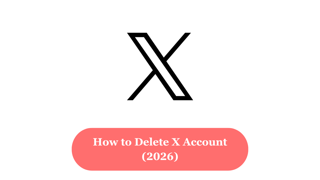 How to delete X account