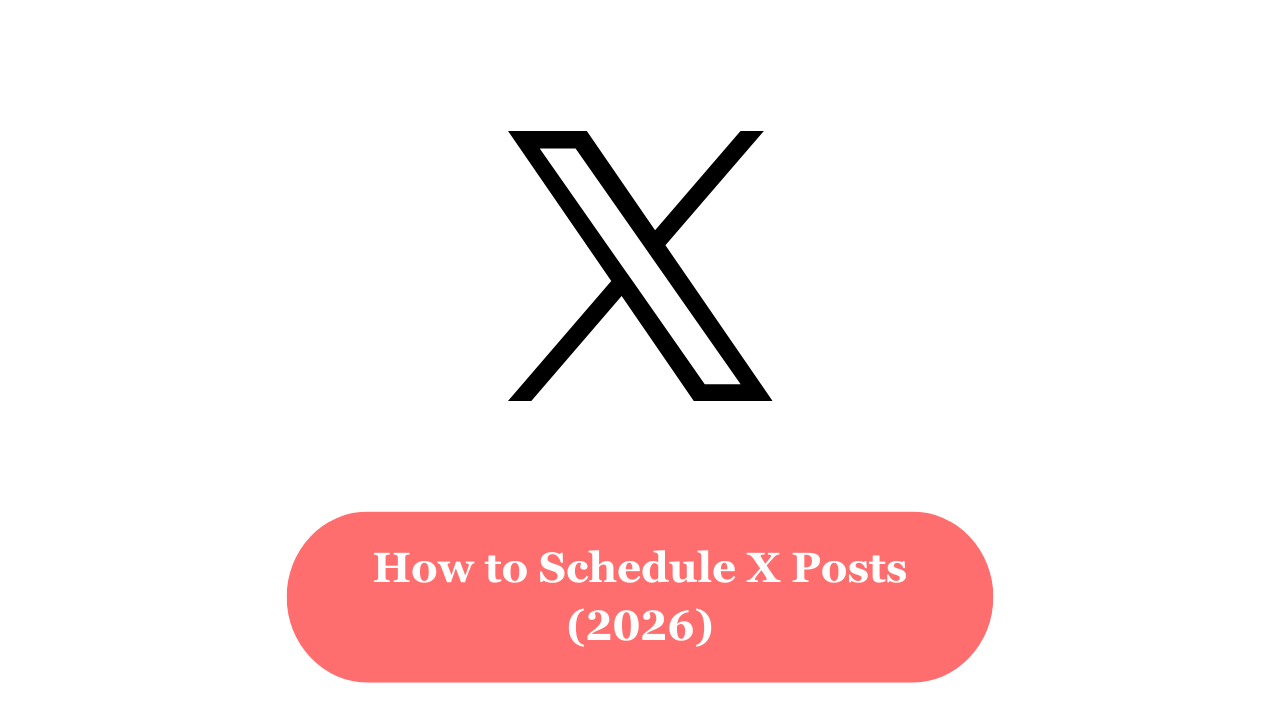 How to schedule X posts