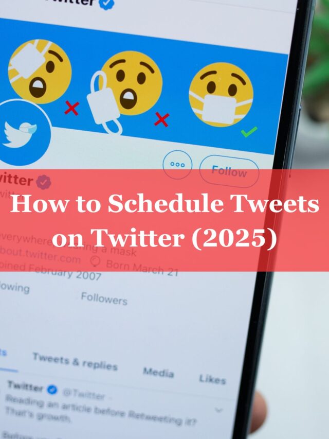 How to schedule tweets on twitter