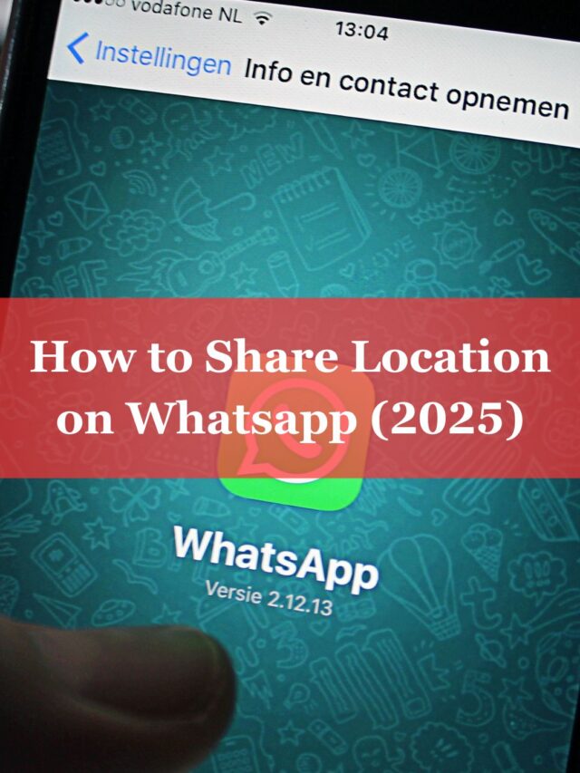 How to Share Location on Whatsapp (2025)