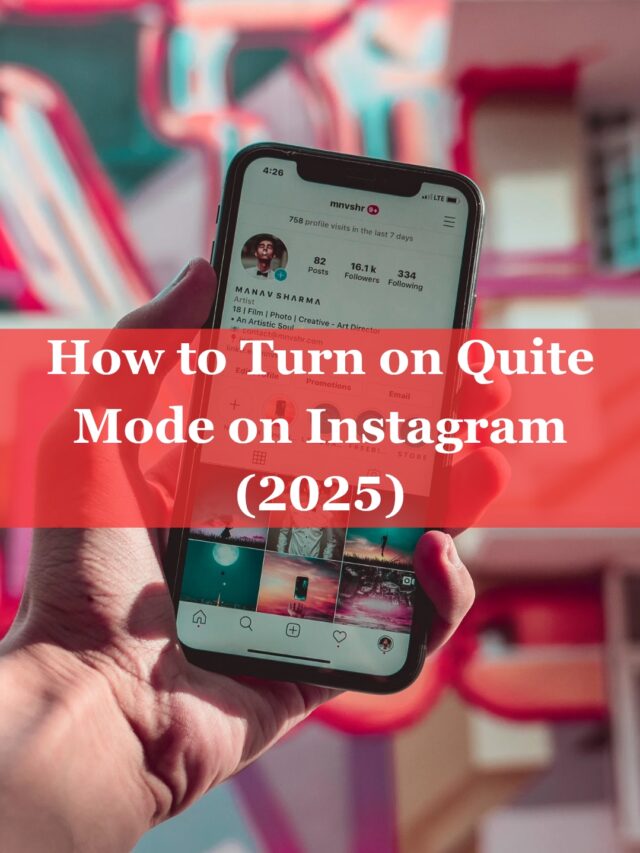 How to Turn on Quite Mode on Instagram (2025)