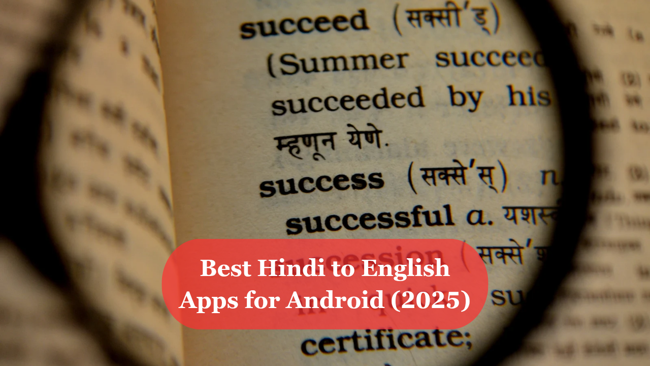 Best hindi to english apps for android