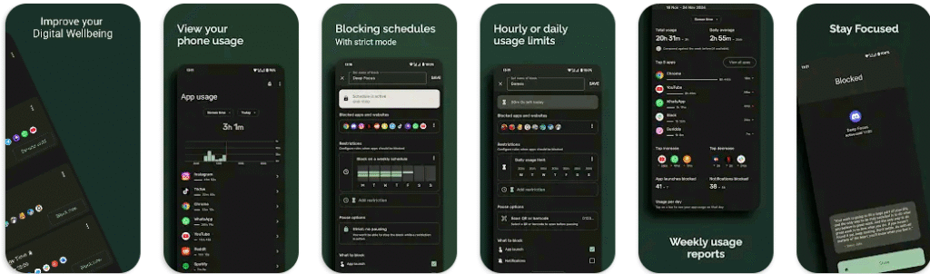 Block apps and sites