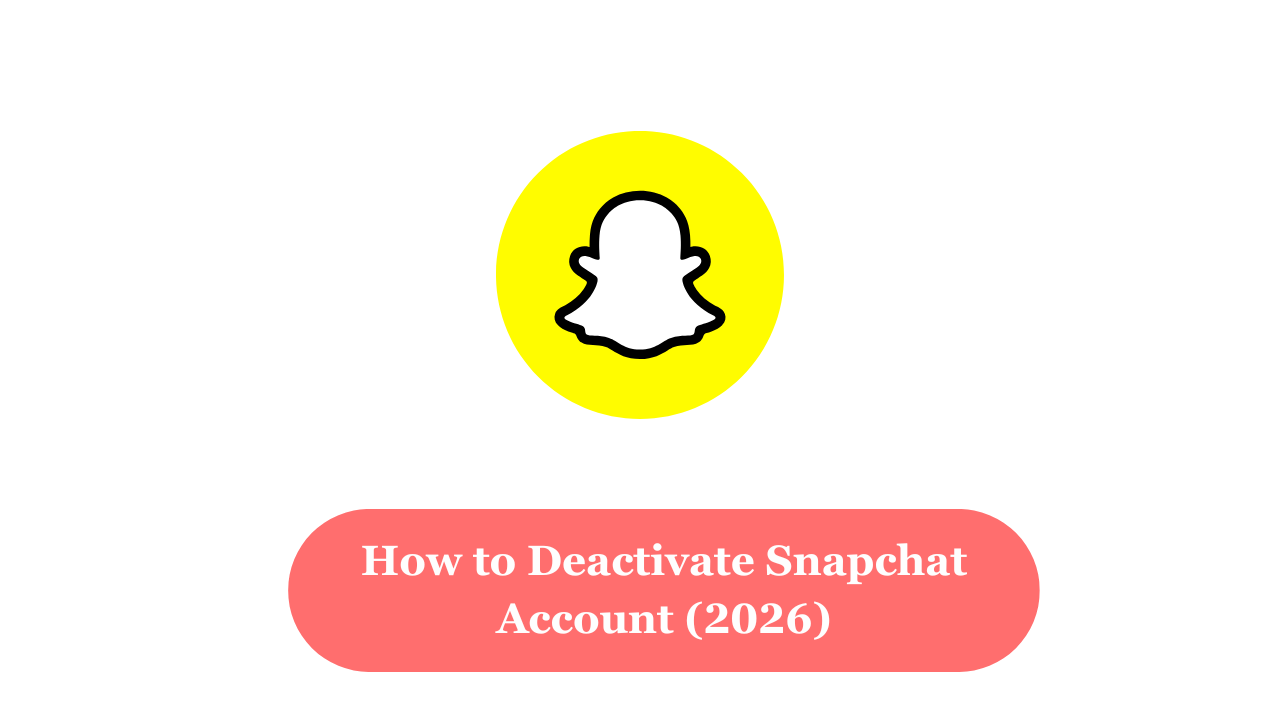 How to deactivate Snapchat account