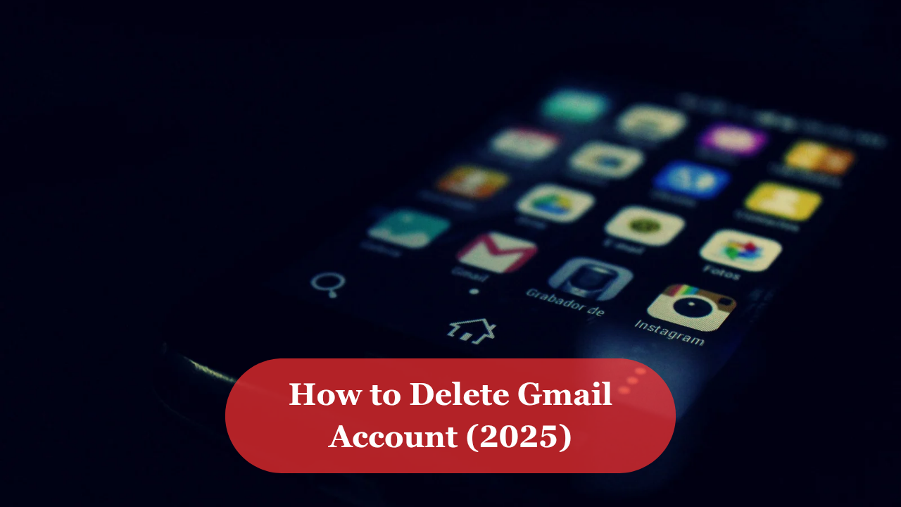 How to delete gmail account