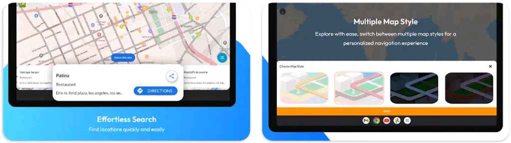 Offline map navigation 