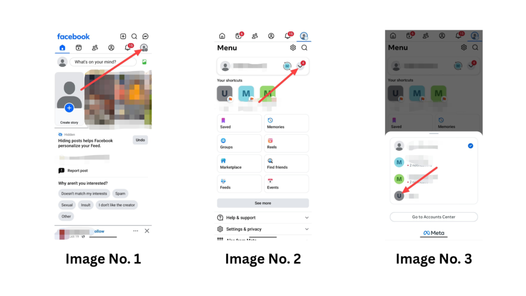 Switch Facebook page
