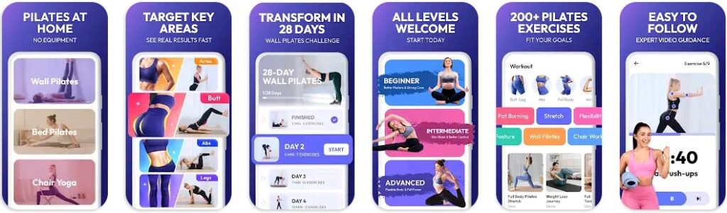 Pilates workout at home