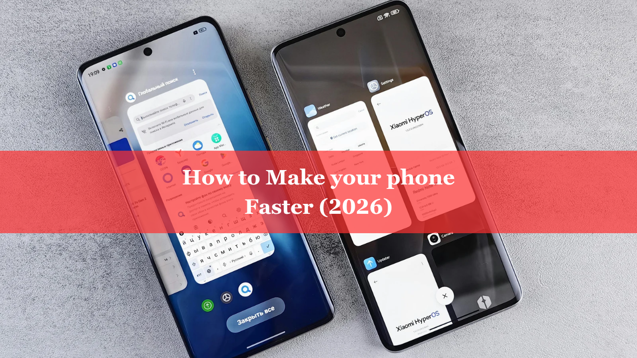 How to Make your phone Faster