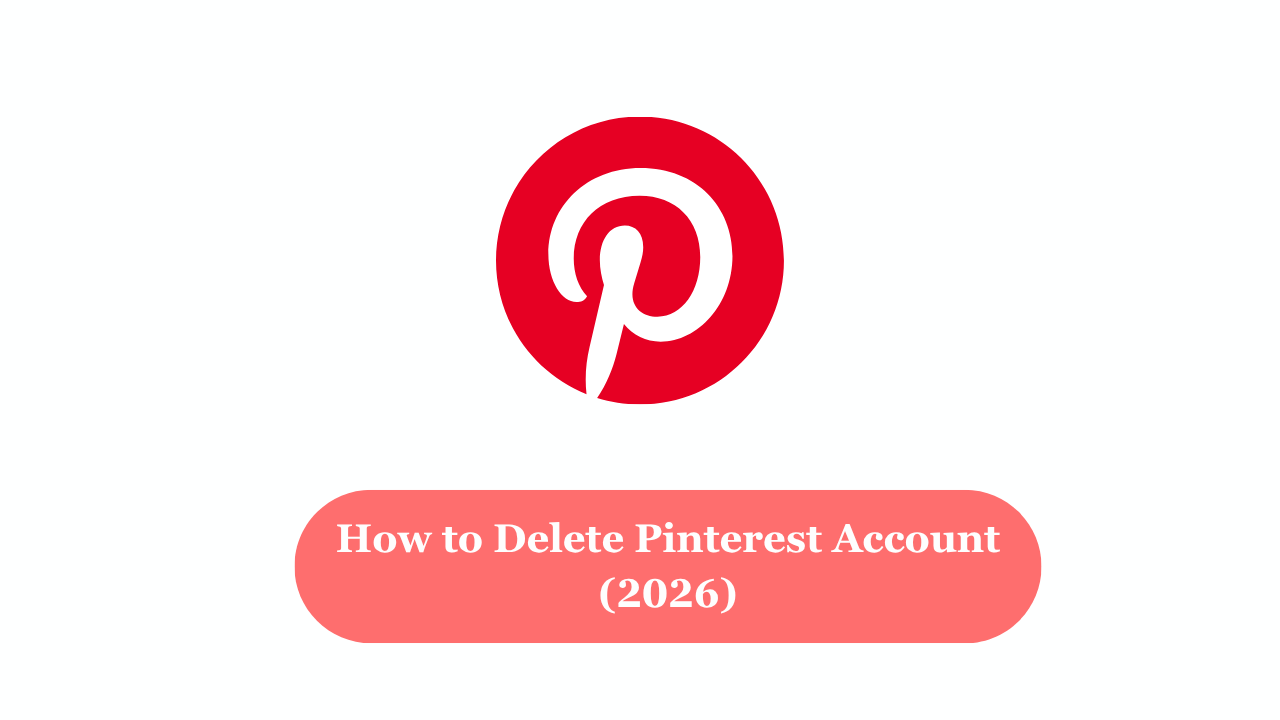 how to delete Pinterest account