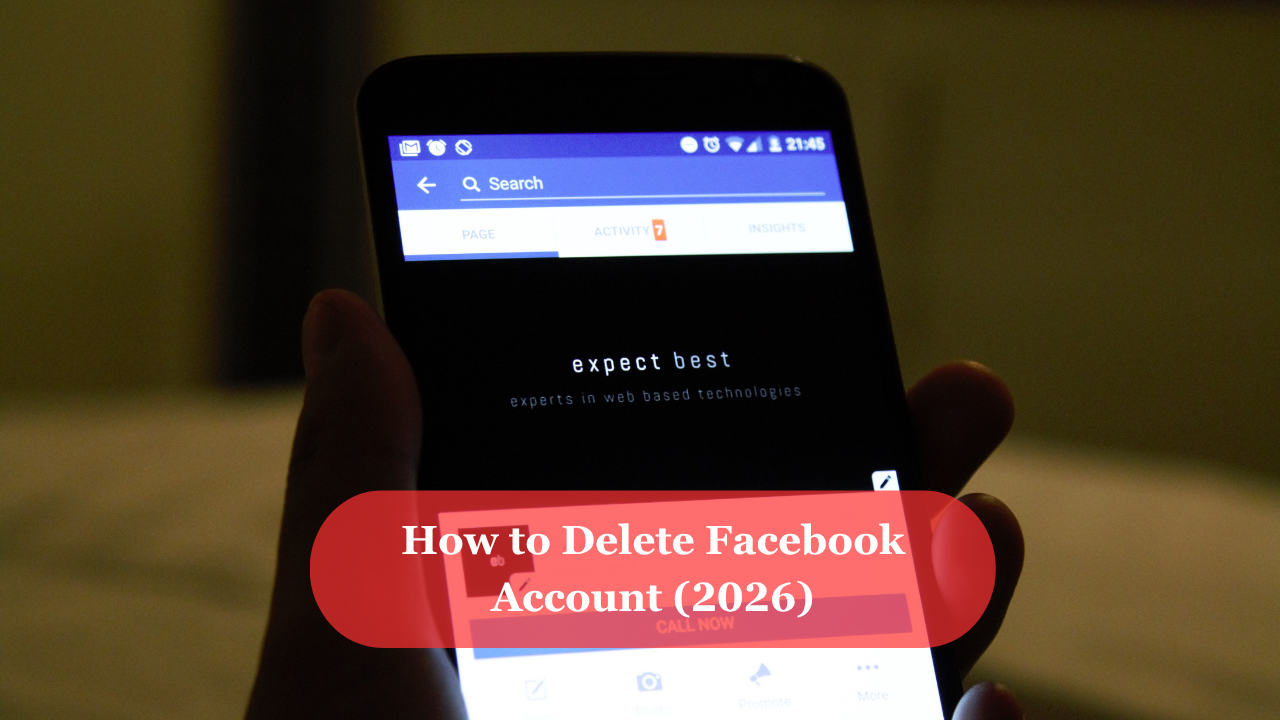 how to delete facebook account